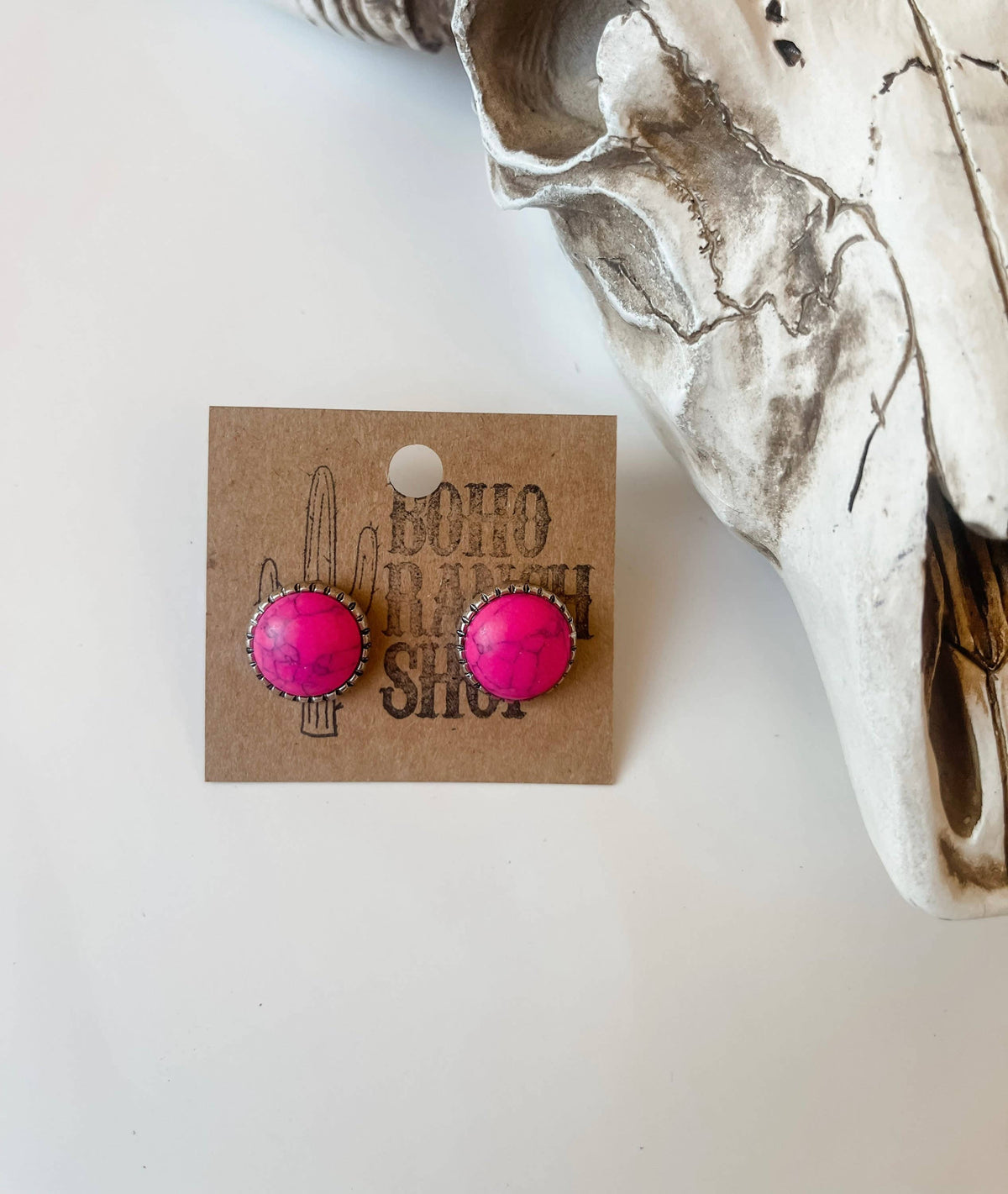 The Fuschia Western Studs