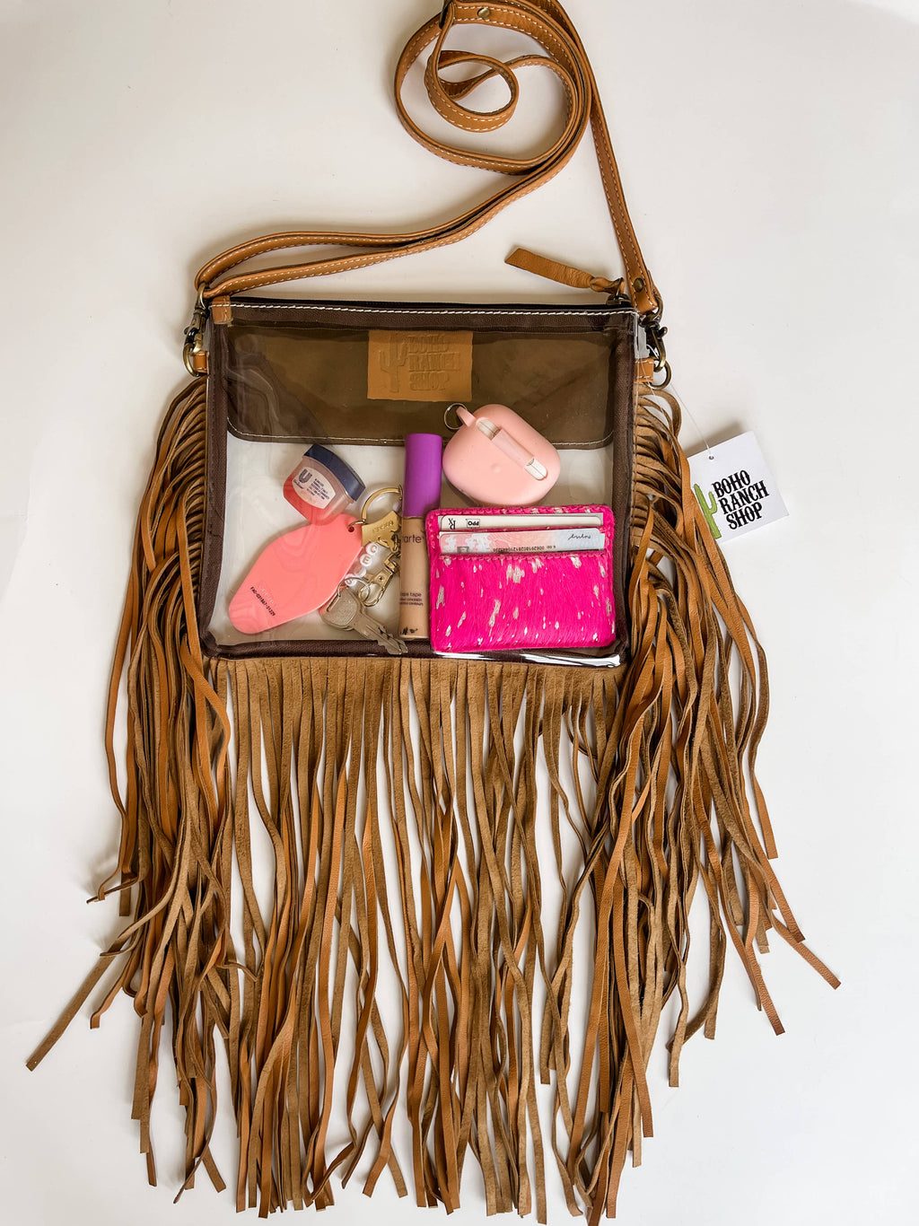 The Turquoise Tail Fringe Crossbody