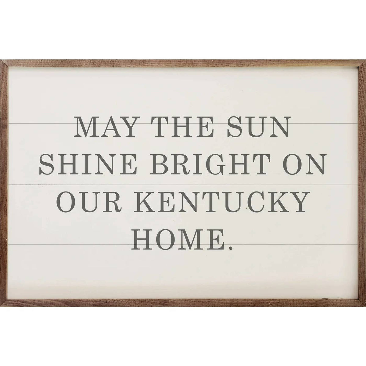 The My Old Kentucky Home Framed Sign
