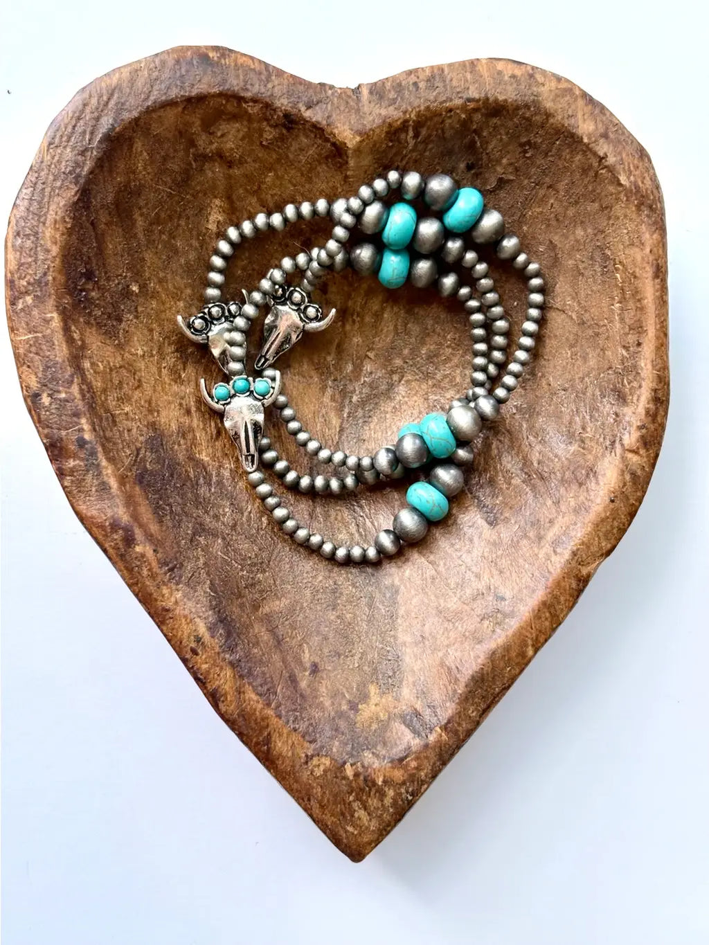 The Patina Turquoise Navajo Pearl Stack