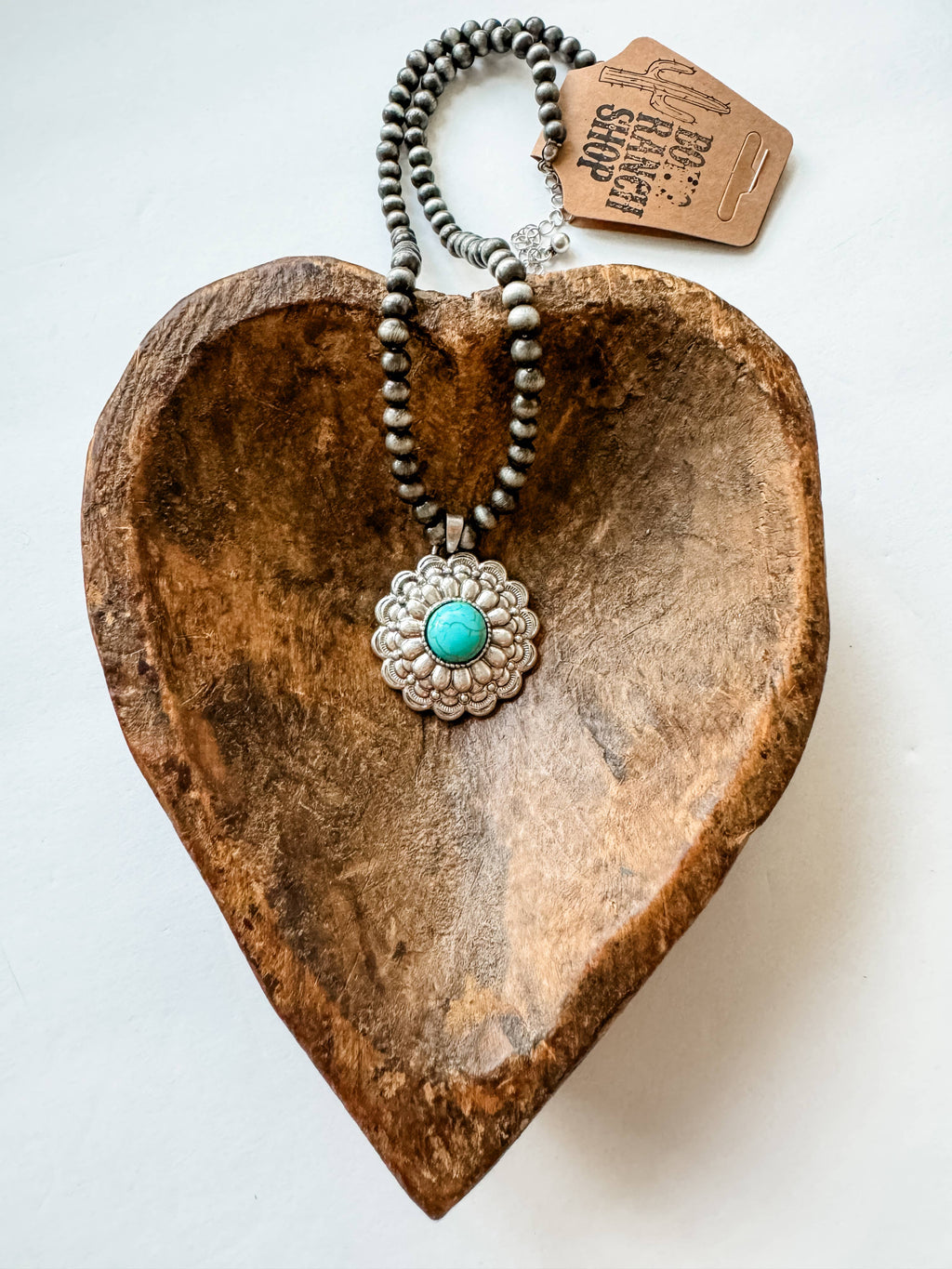 The Turquoise Concho Necklace