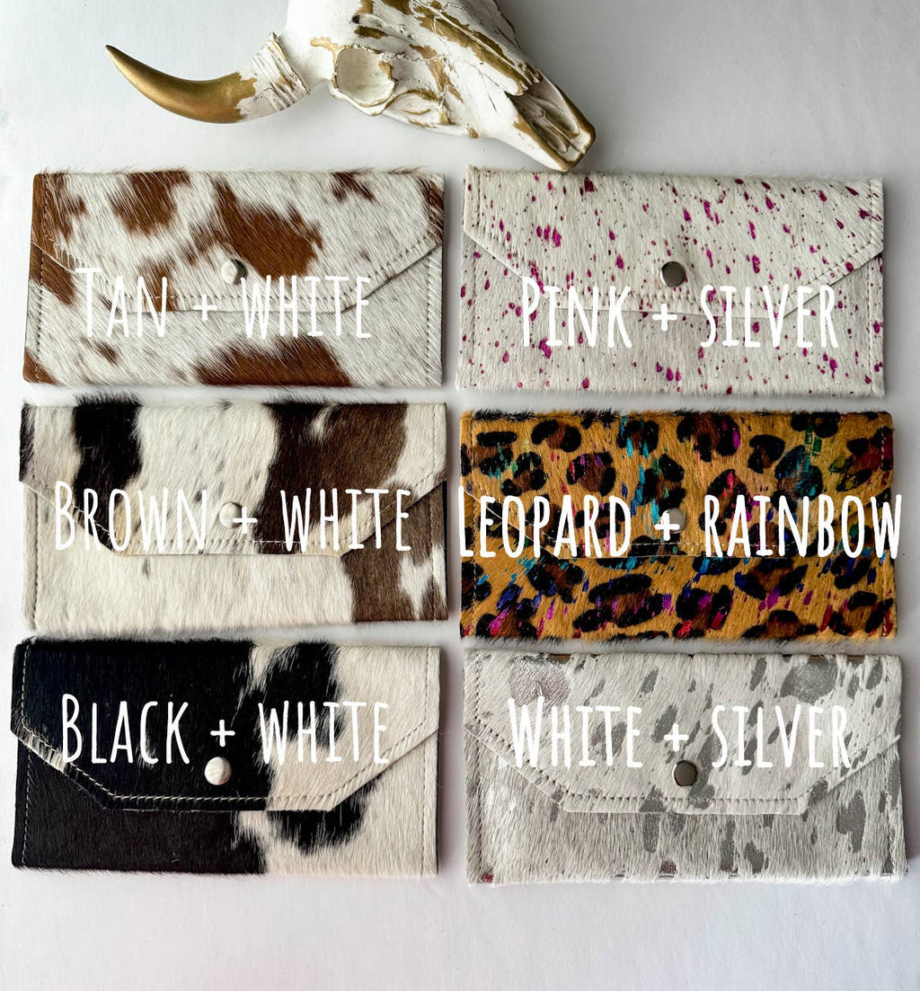 The Wild & Free Cowhide Wallet
