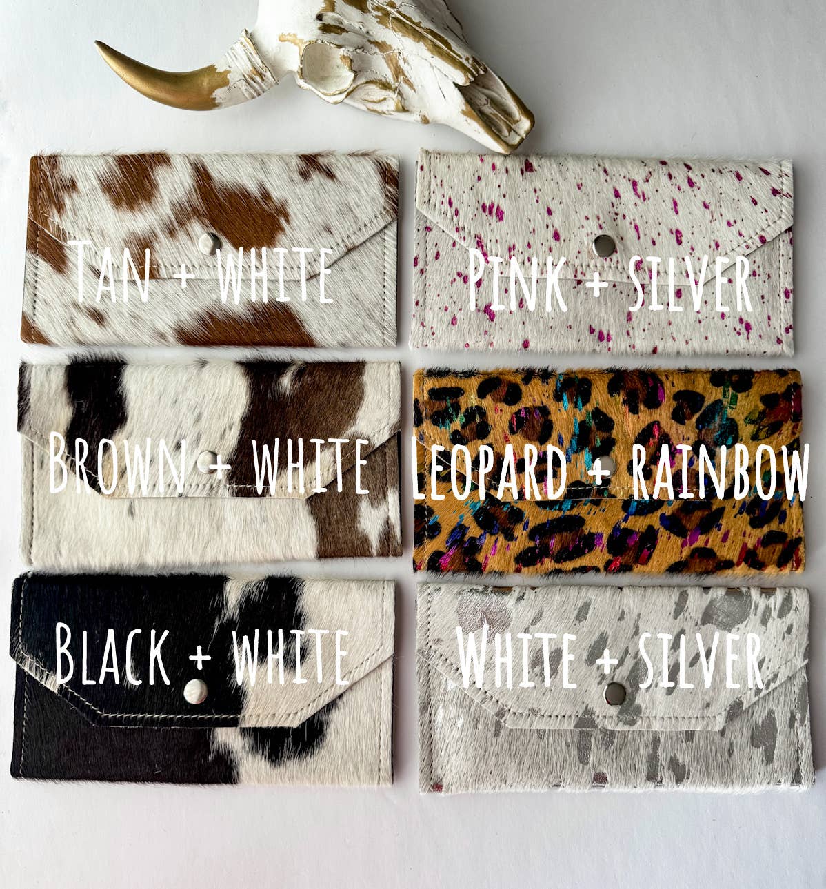 The Wild & Free Cowhide Wallet