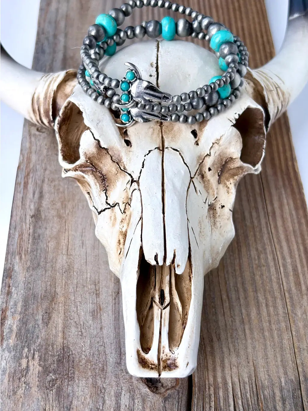 The Patina Turquoise Navajo Pearl Stack