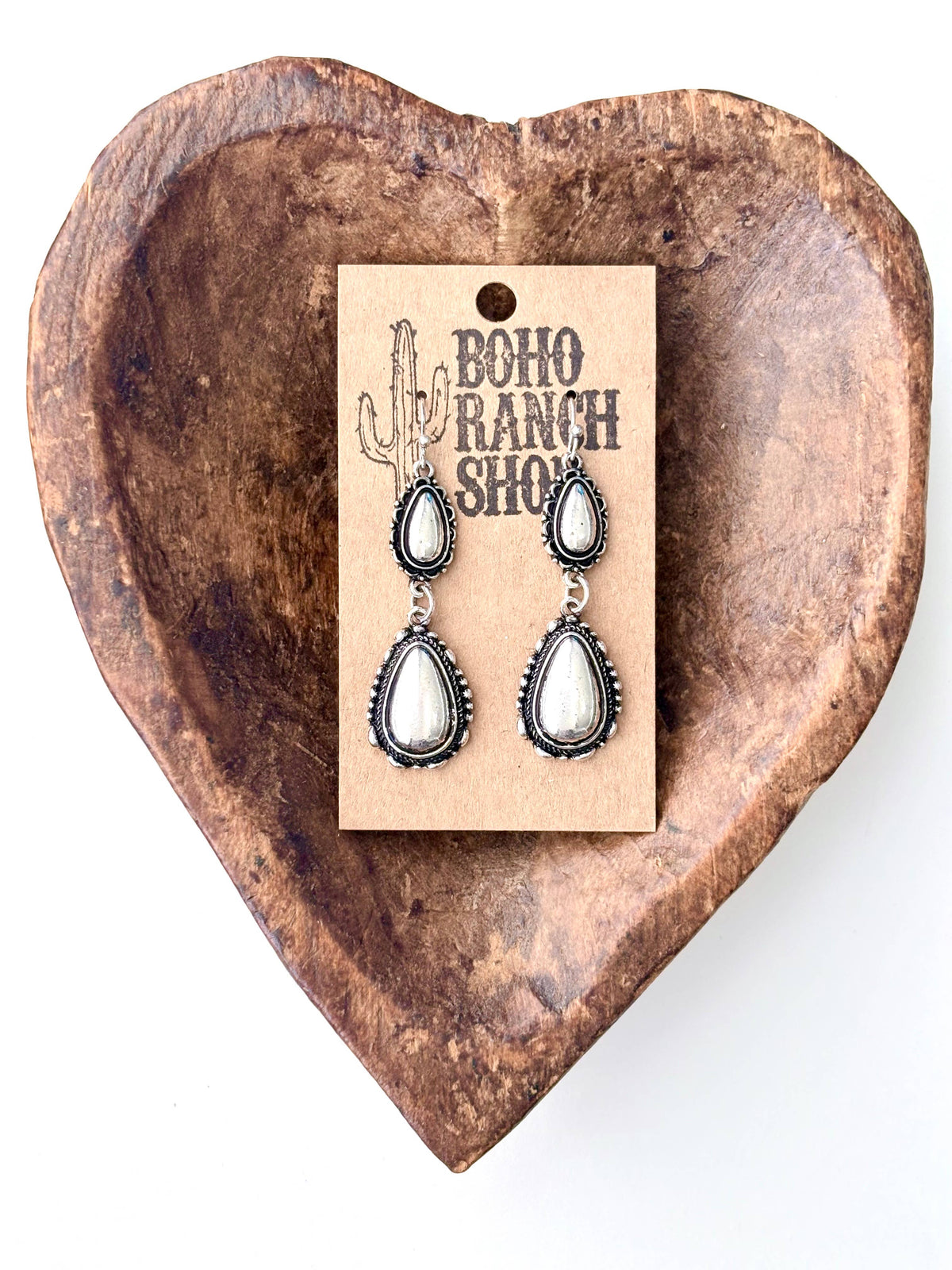 The Silver Creek Teardrop Earrings