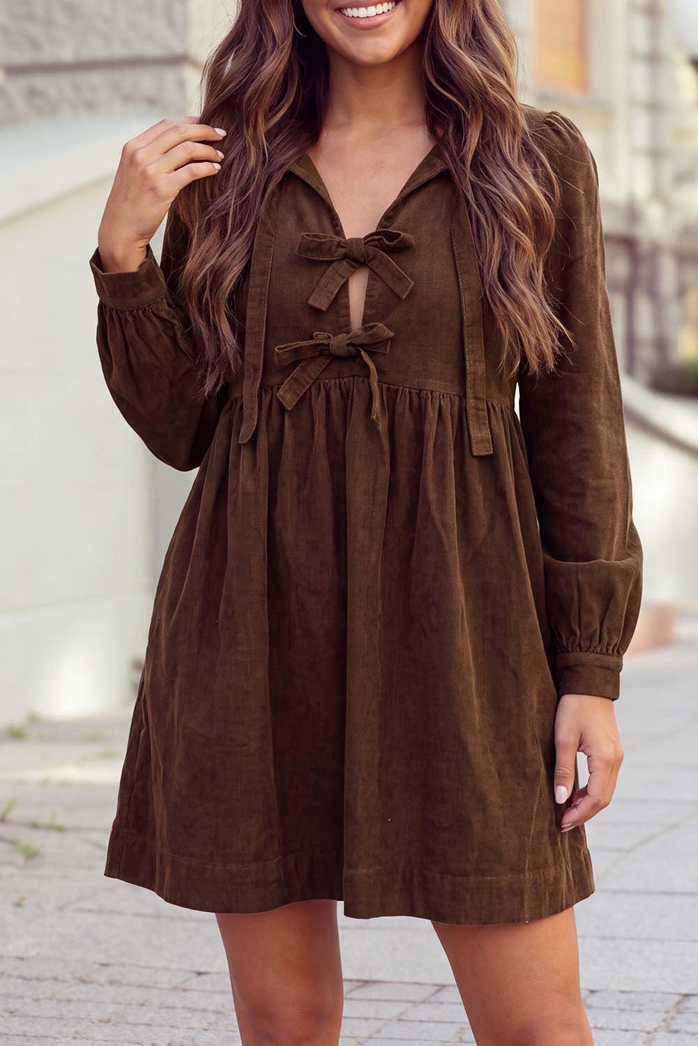 The Magnolia Mae Corduroy Dress