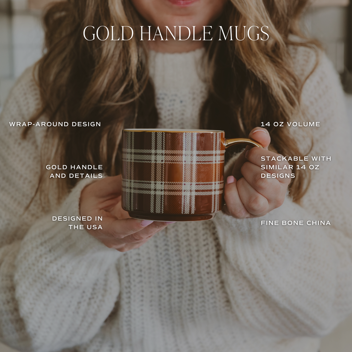 The Front Porch Plaid Mug