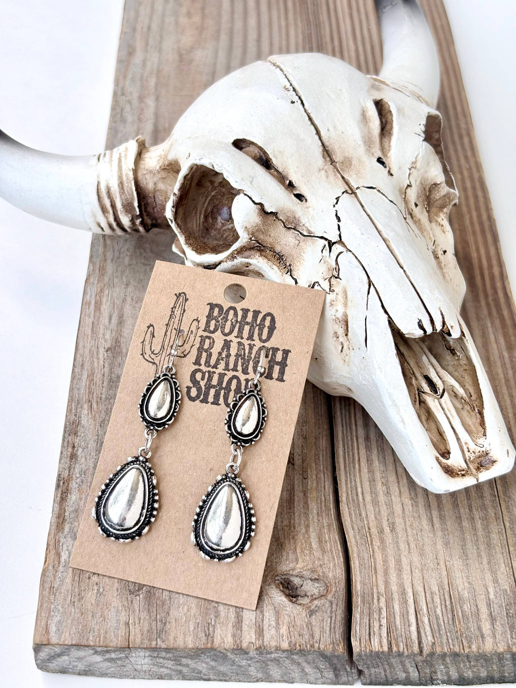 The Silver Creek Teardrop Earrings