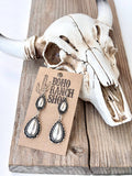 The Silver Creek Teardrop Earrings