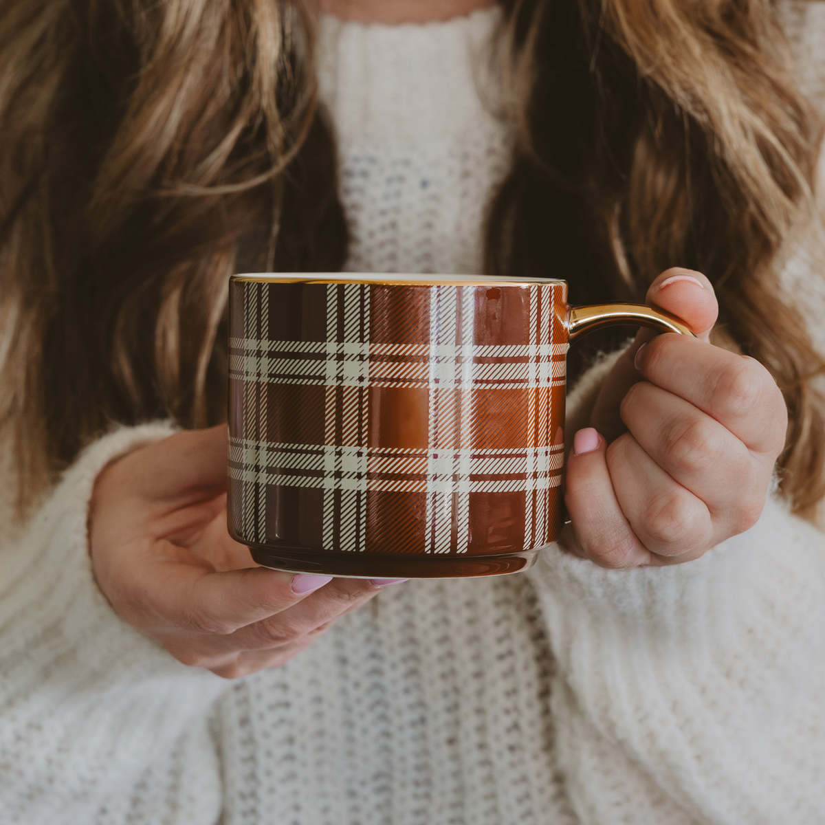 The Front Porch Plaid Mug