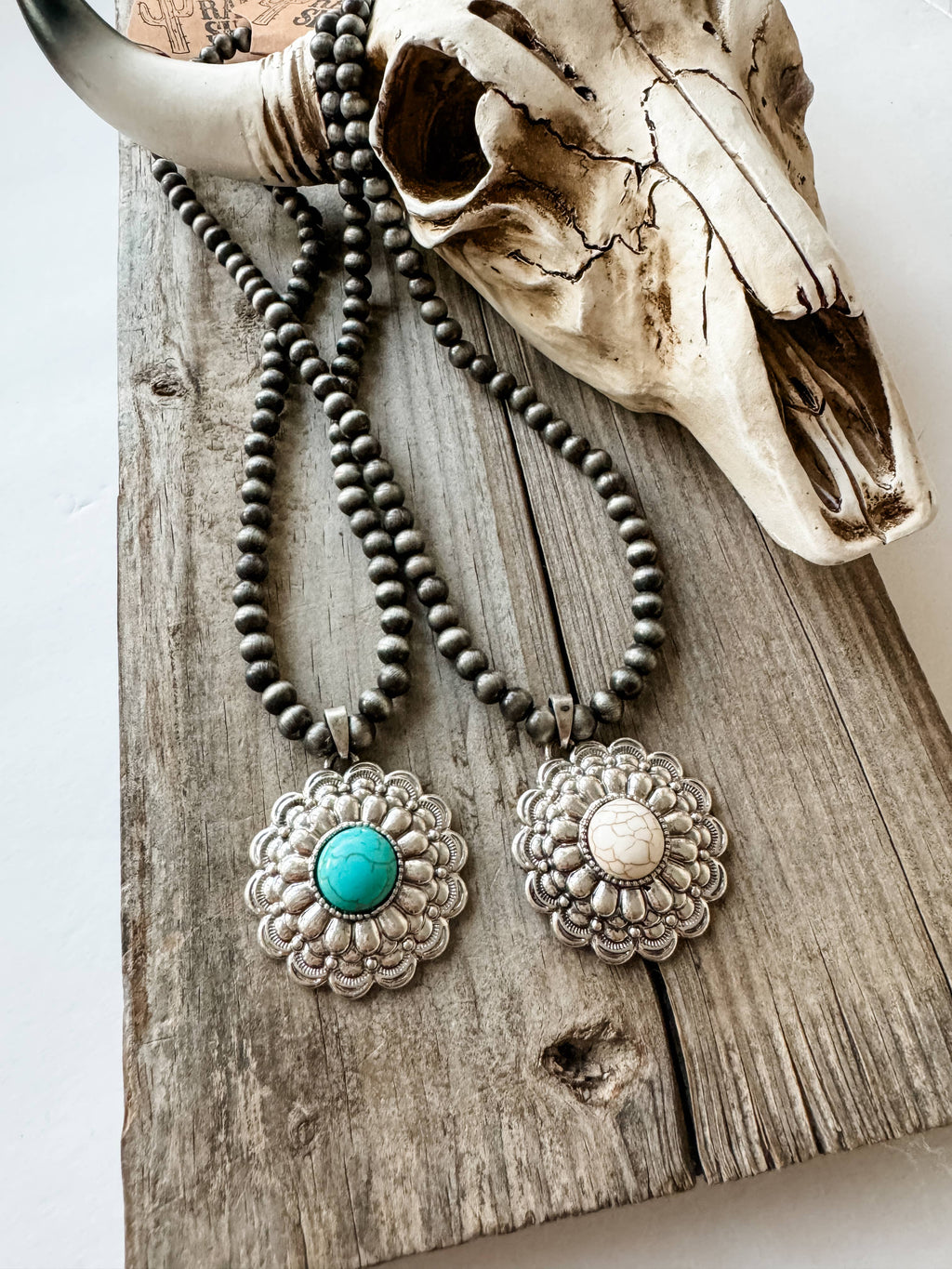The Turquoise Concho Necklace