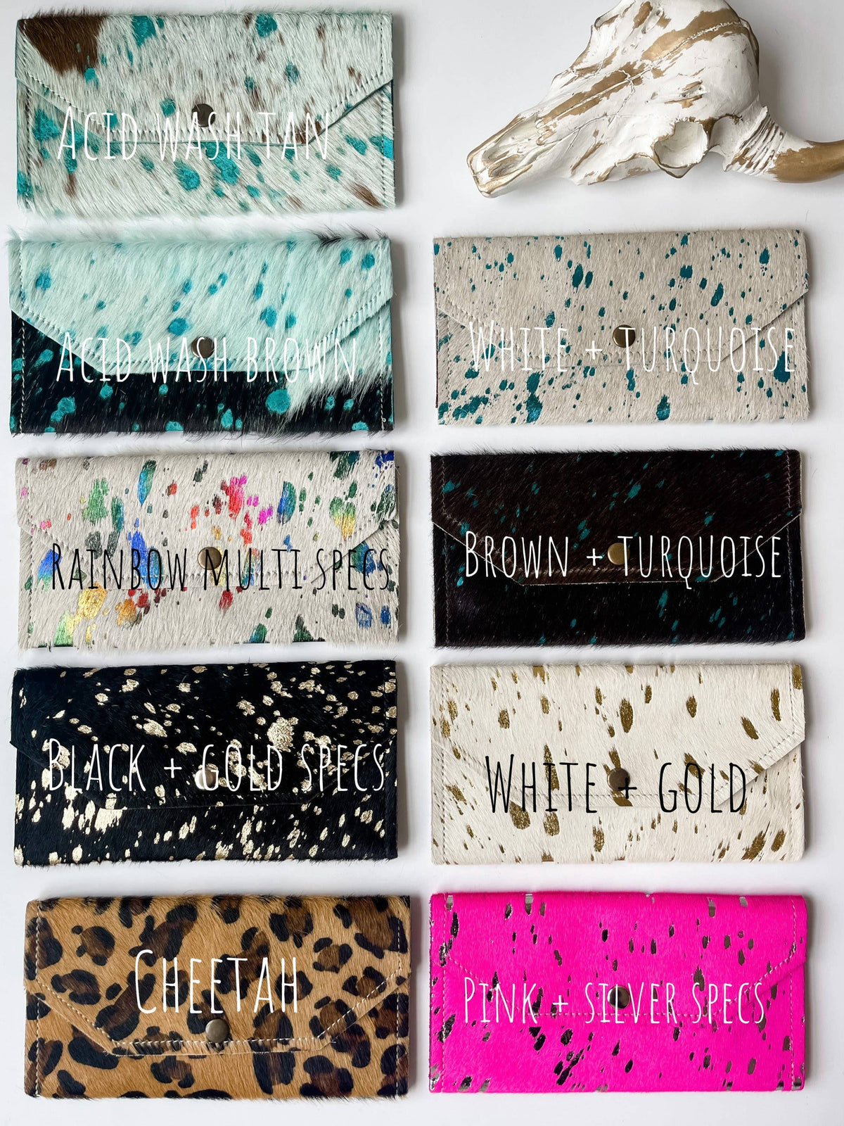 The Wild & Free Cowhide Wallet