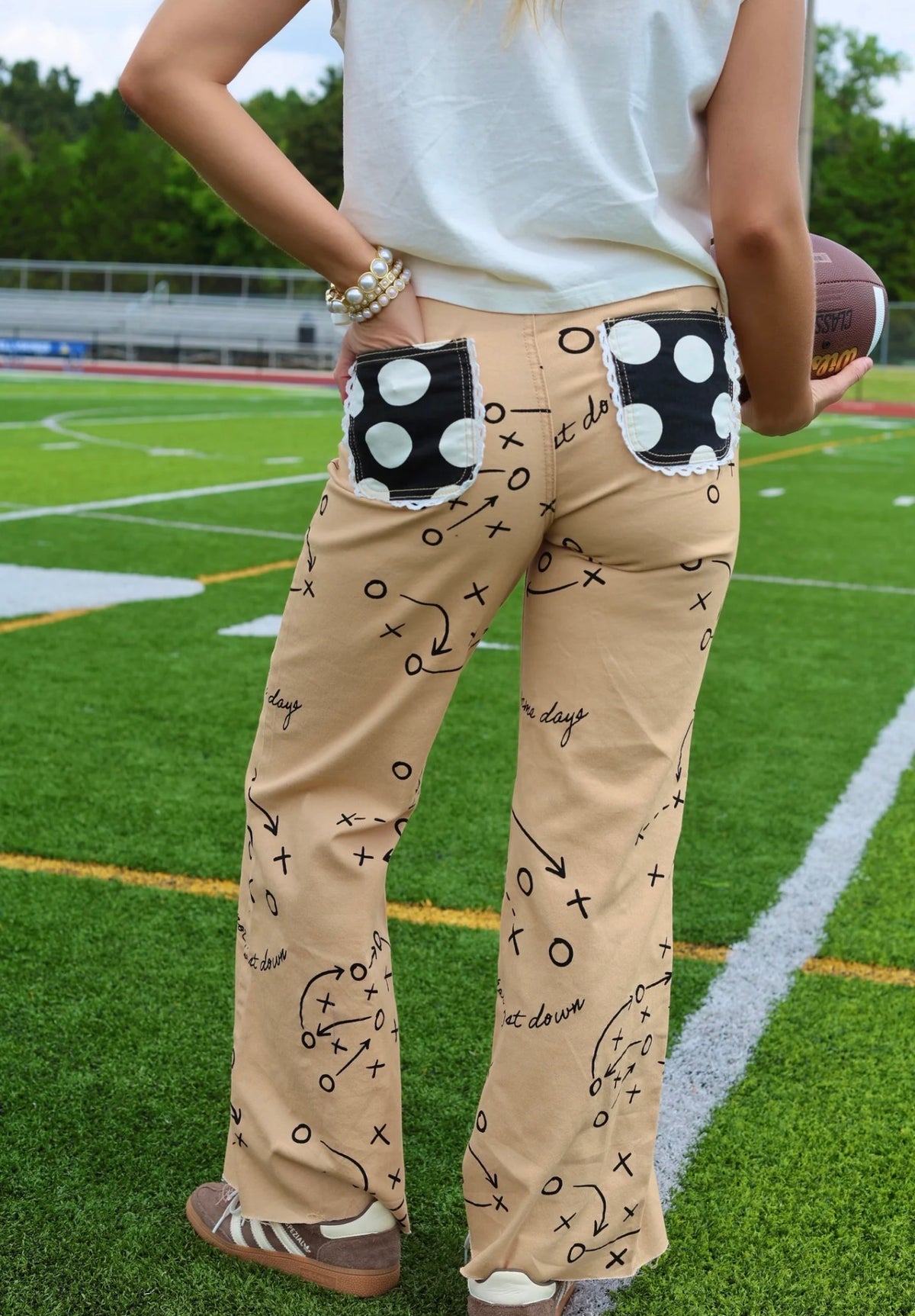 The Touchdown Tan Denim
