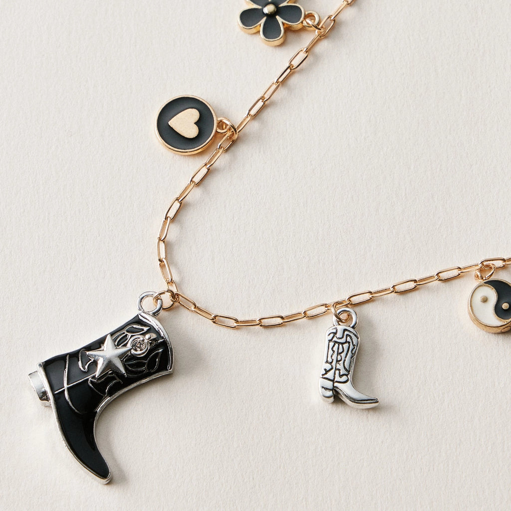 The Wildflower & Whiskey Charm Anklet