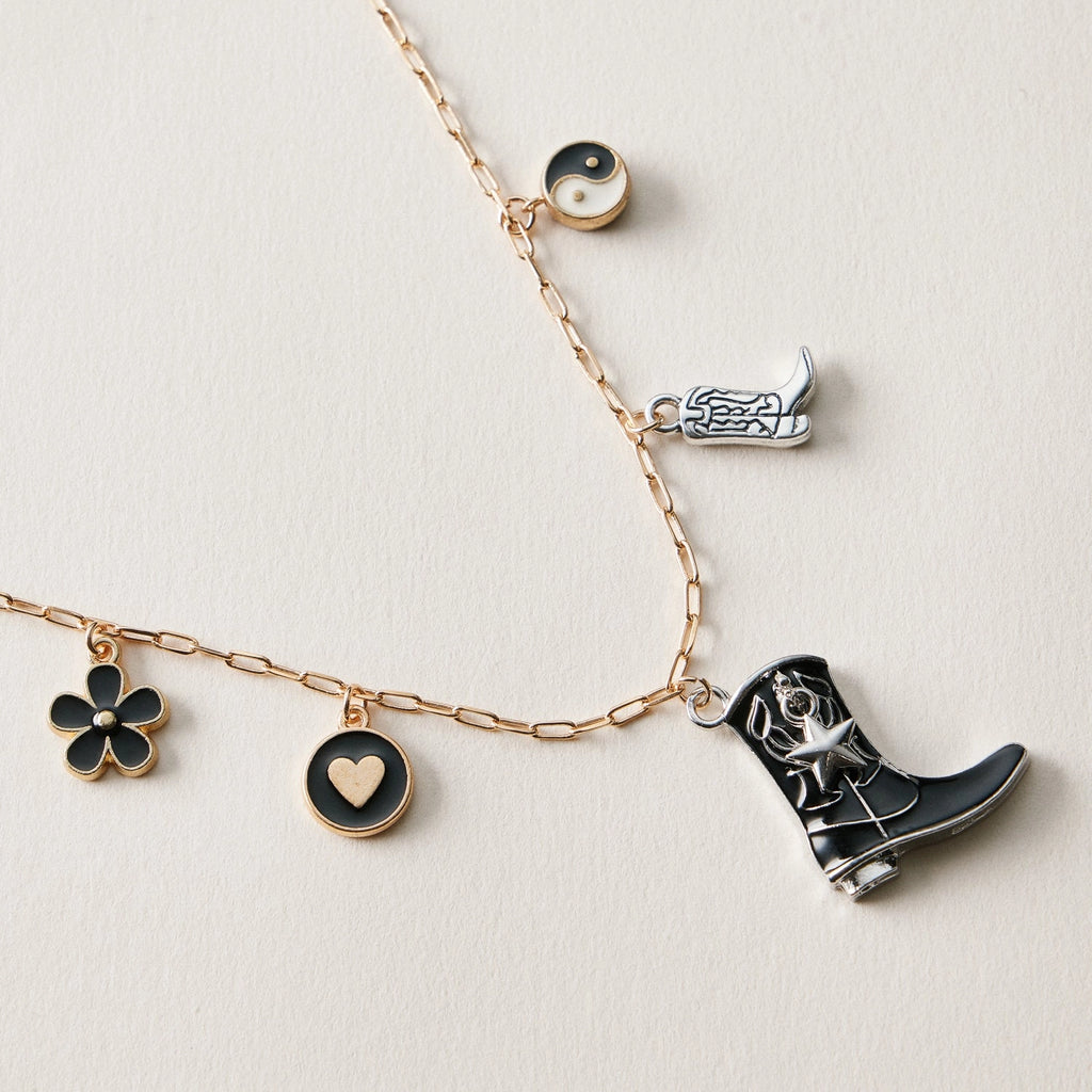 The Wildflower & Whiskey Charm Anklet