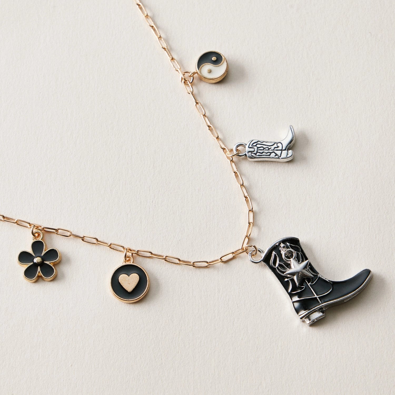 The Wildflower & Whiskey Charm Anklet