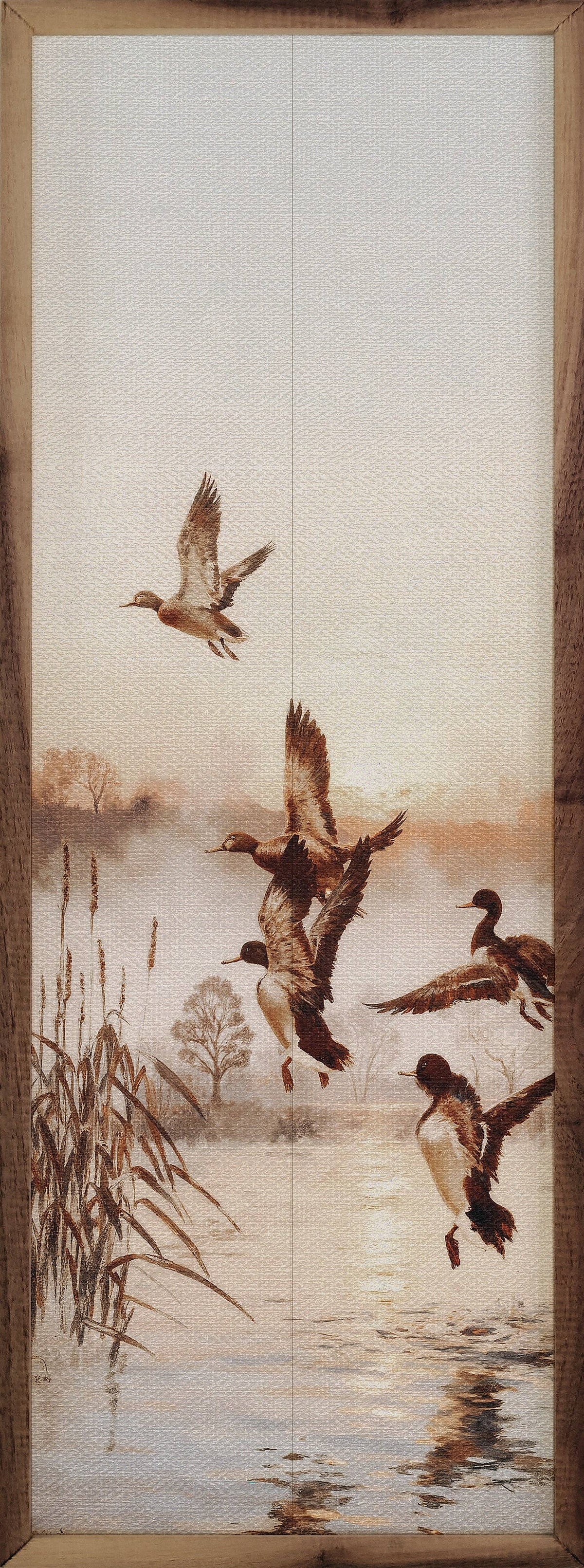 The Mallards at Daybreak Framed Wall Art