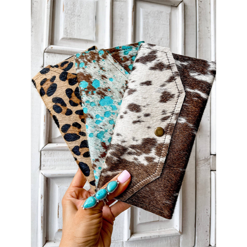 The Wild & Free Cowhide Wallet