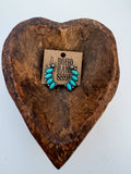 The Turquoise Concho Studs