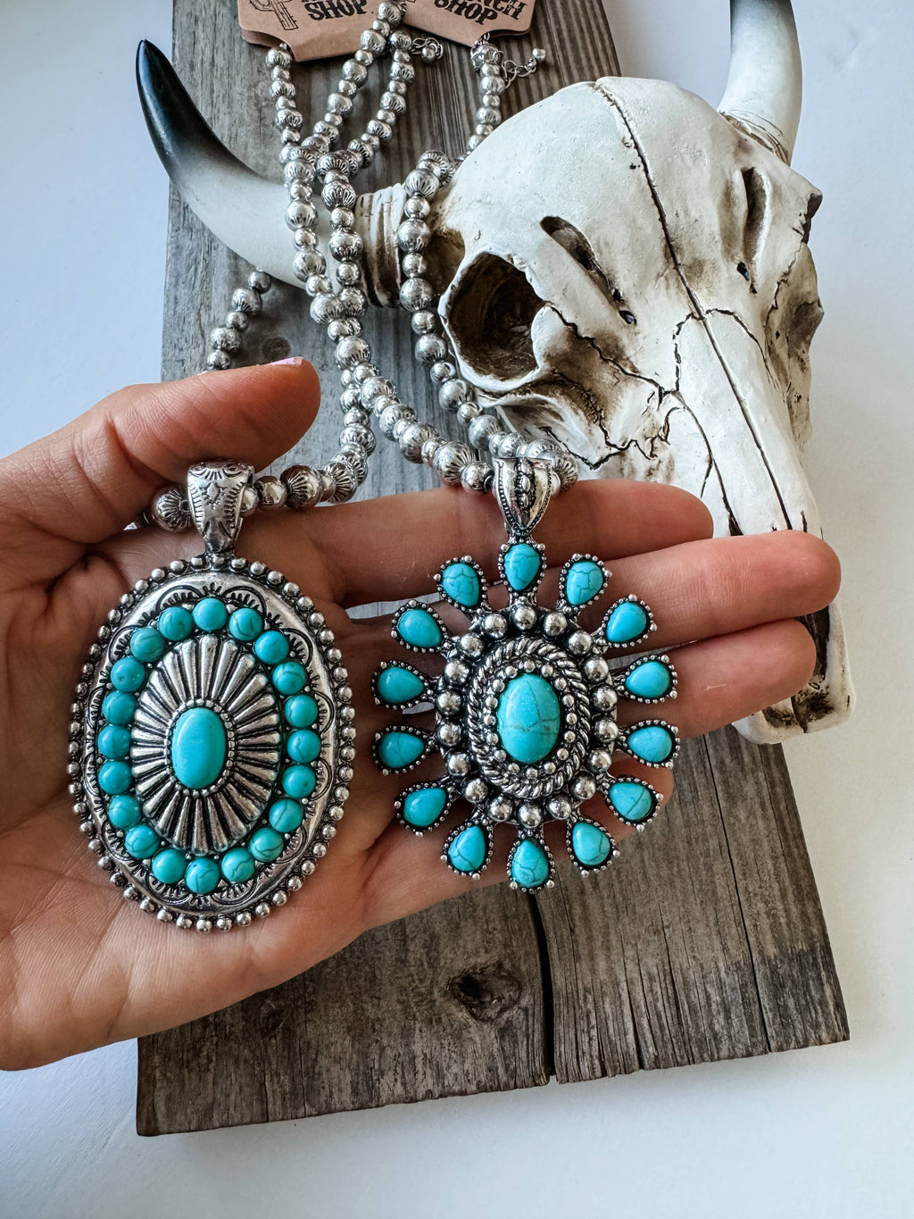 The Turquoise Navajo Pendant Necklace