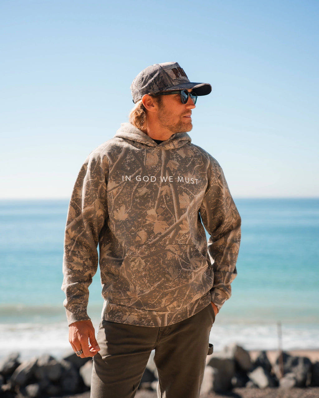The In God We Must Camo Hoodie