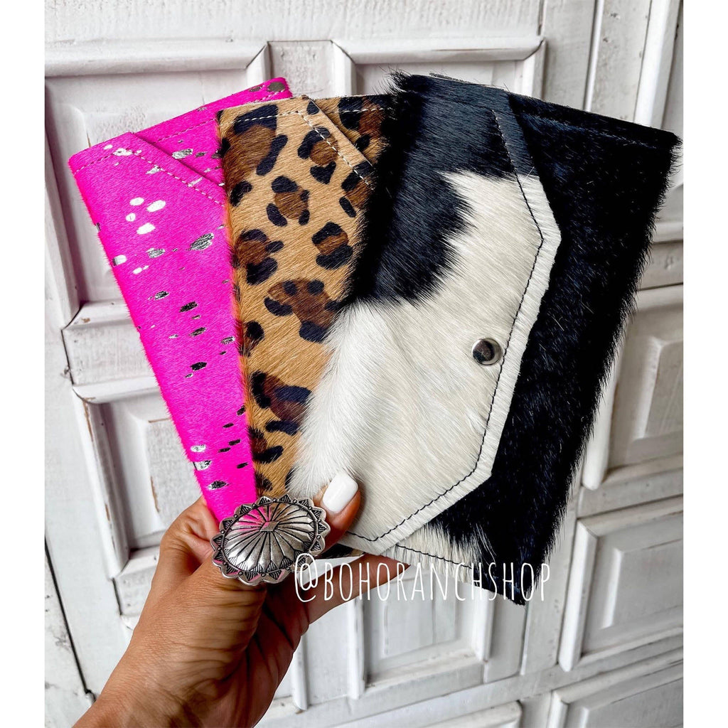 The Wild & Free Cowhide Wallet