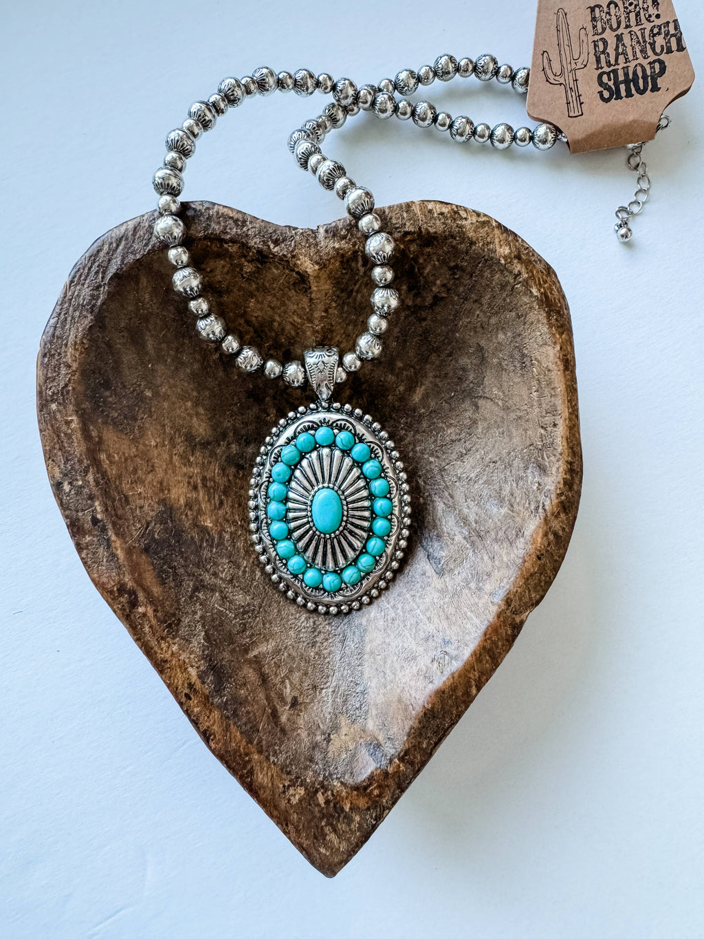 The Turquoise Navajo Pendant Necklace