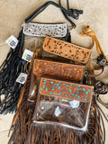 The Turquoise Tail Fringe Crossbody